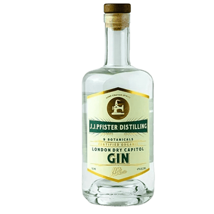 J.J. Pfister Distilling London Dry Capitol Gin - 750ML