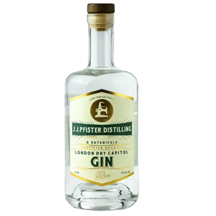J.J. Pfister Distilling London Dry Capitol Gin - 750ML