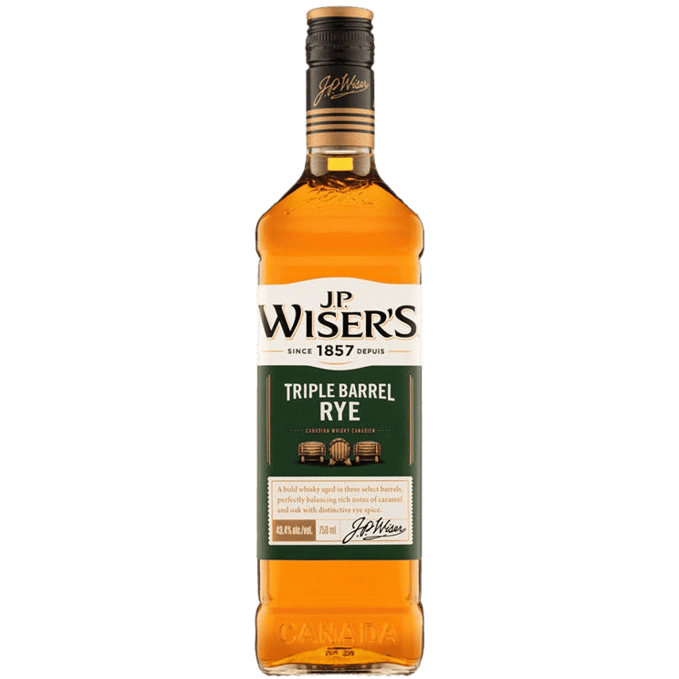 J.P. Wiser's Canadian Rye Whisky Triple Barrel - 750ML