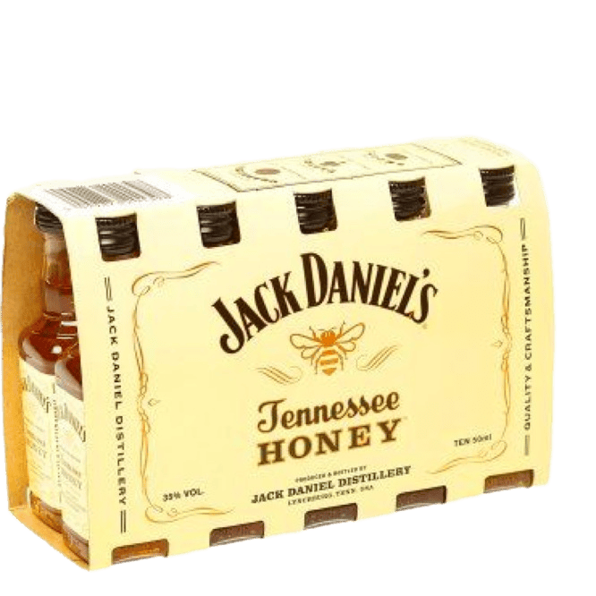 Jack Daniel's Honey Whiskey 50ml 10 Pack - 50ML