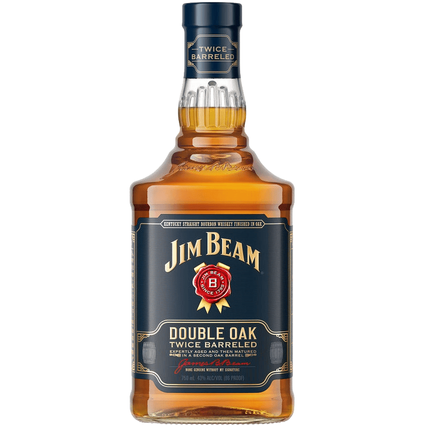 Jim Beam Double Oak Twice Barreled Kentucky Straight Bourbon Whiskey 750ML