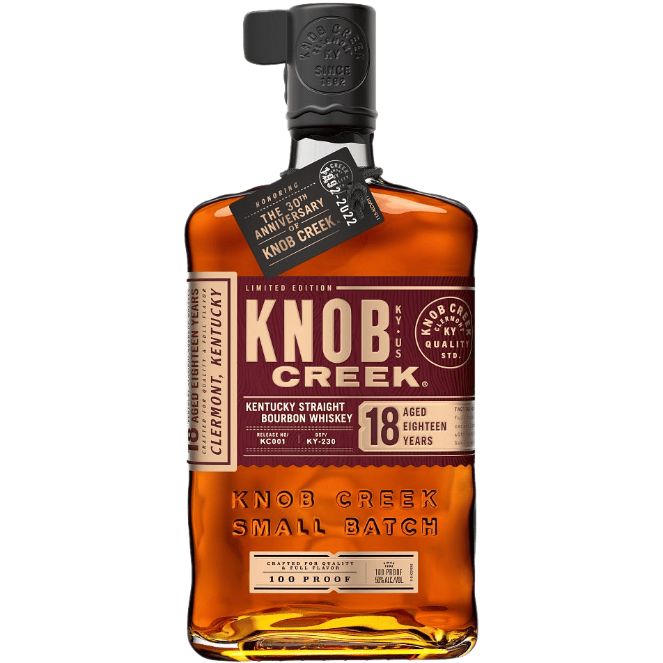 Knob Creek 100 Proof 18 Year Old Kentucky Straight Bourbon Whiskey - 750ML