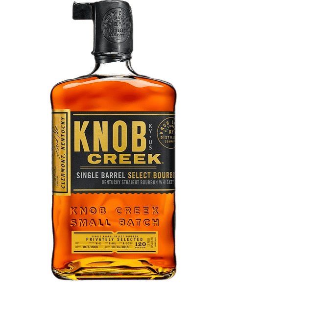 Knob Creek Single Barrel Reserve 120 Proof Kentucky Straight Bourbon Whiskey - 750ML