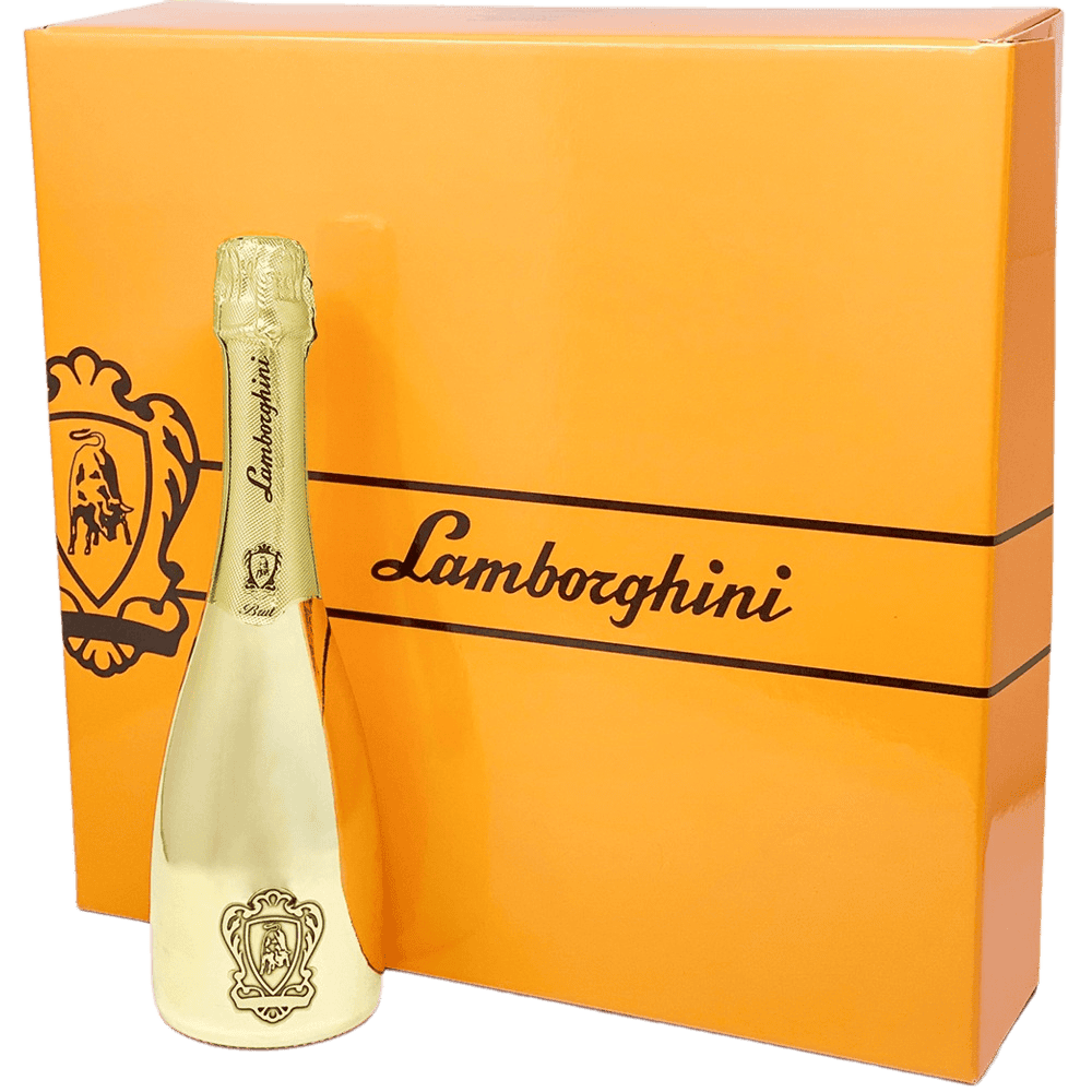 Lamborghini: Oro Vino Spumante With Crystal Glasses - 750ML