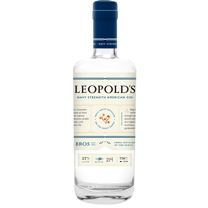 Leopold Bros Navy Strength American Gin - 750ML