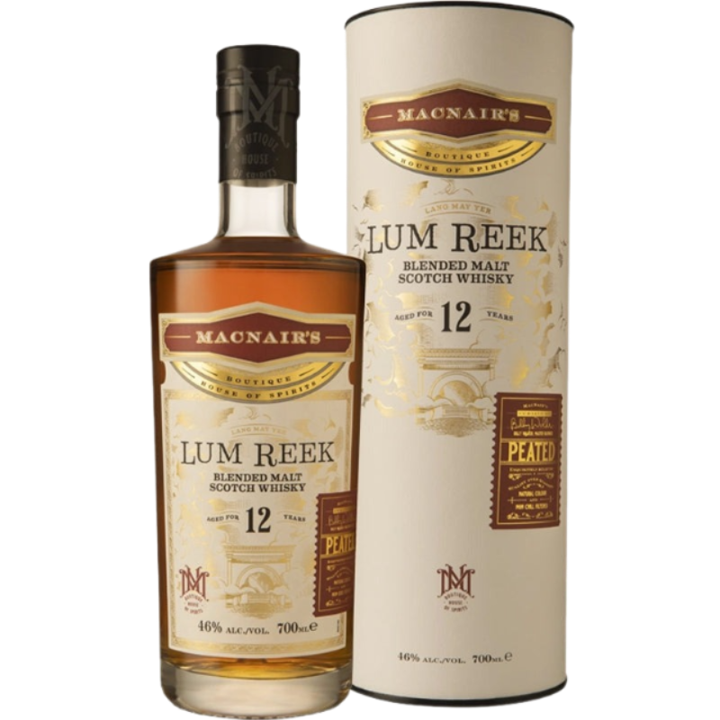 MacNair's Lum Reek 12 Year Old Peated Scotch Whisky - 750ML