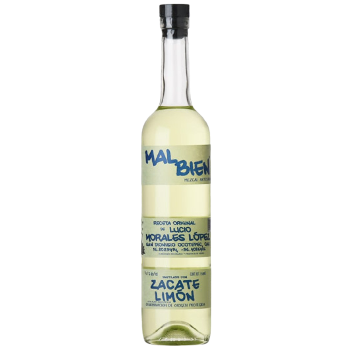 Mal Bien Zacate Limon Mezcal - 750ML