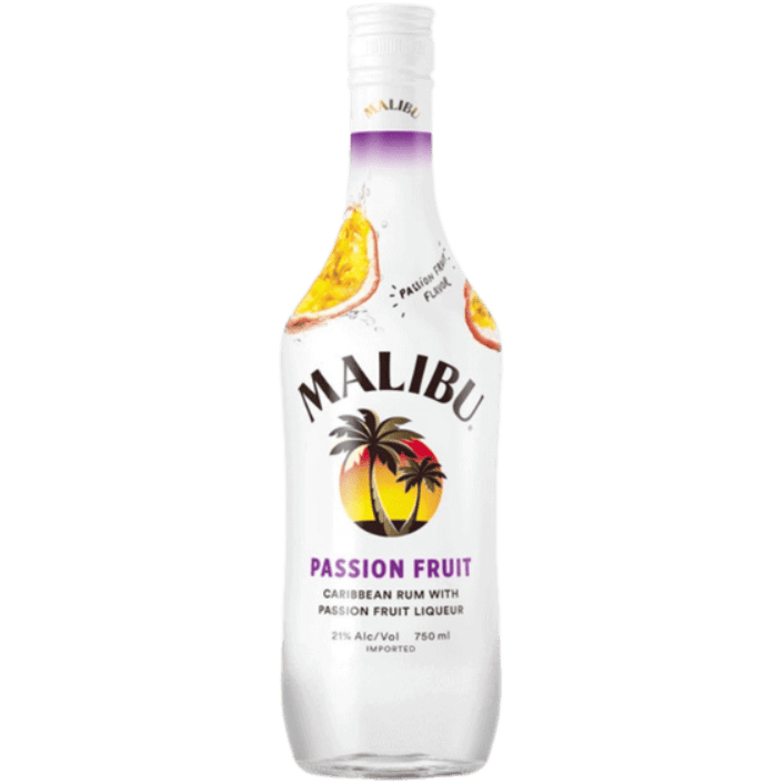 Malibu Flavored Caribbean Rum with Passion Fruit Liqueur - 750ML