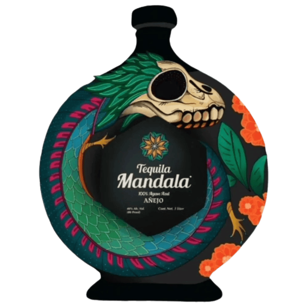 Mandala Limited Edition Ceramic Dia de los Muertos Anejo Tequila 2023 - 750ML