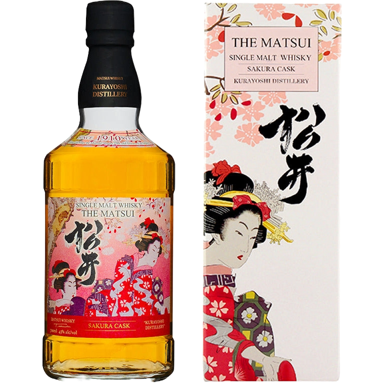 Matsui Sakura Cask Single Malt Japanese Whisky - 750ML