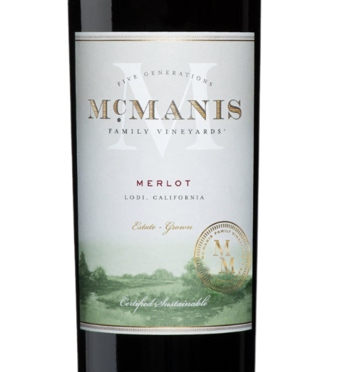 Mcmanis Family Vineyards Merlot California - 750ML