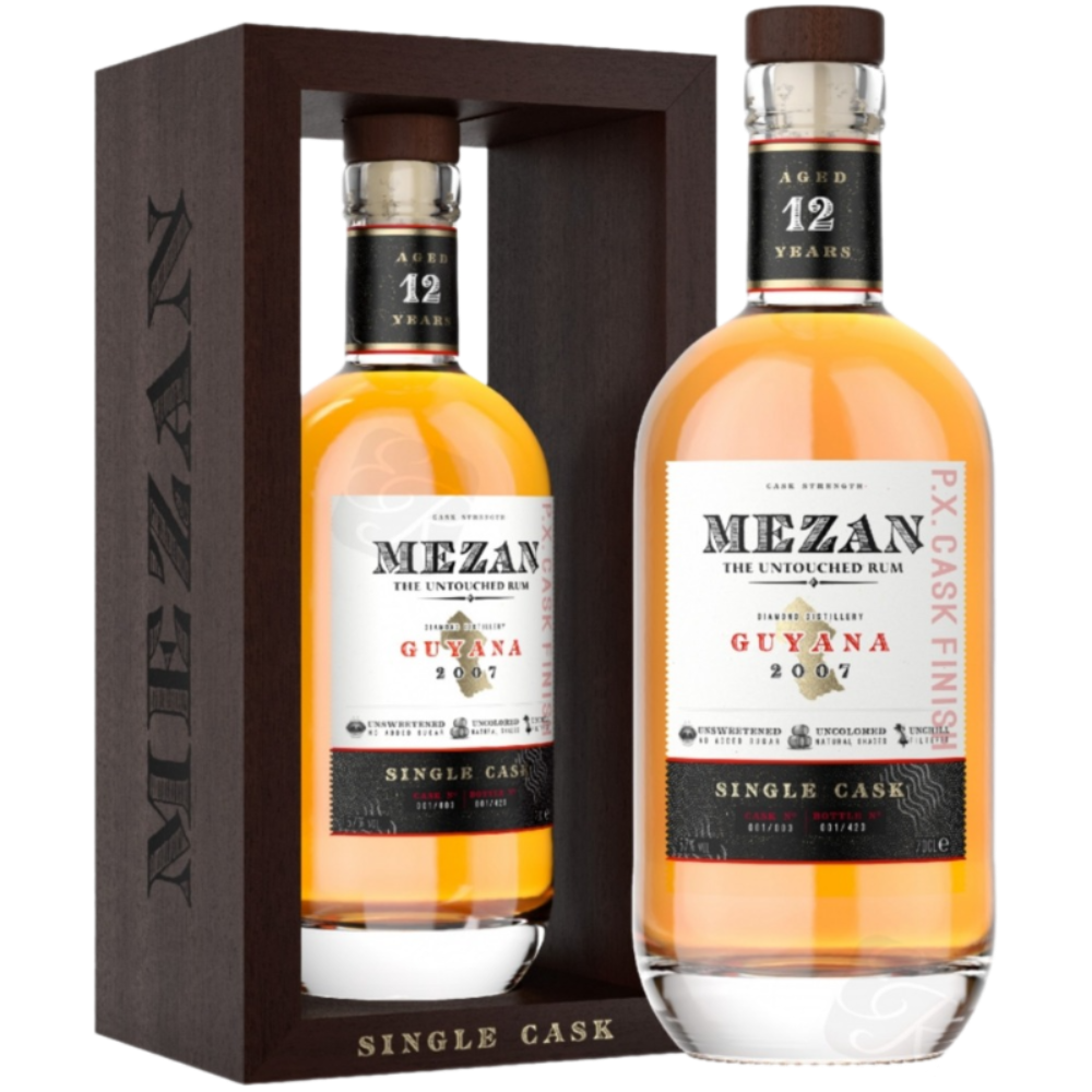 Mezan Single Distillery Rum Guyana 2007 - 750ML
