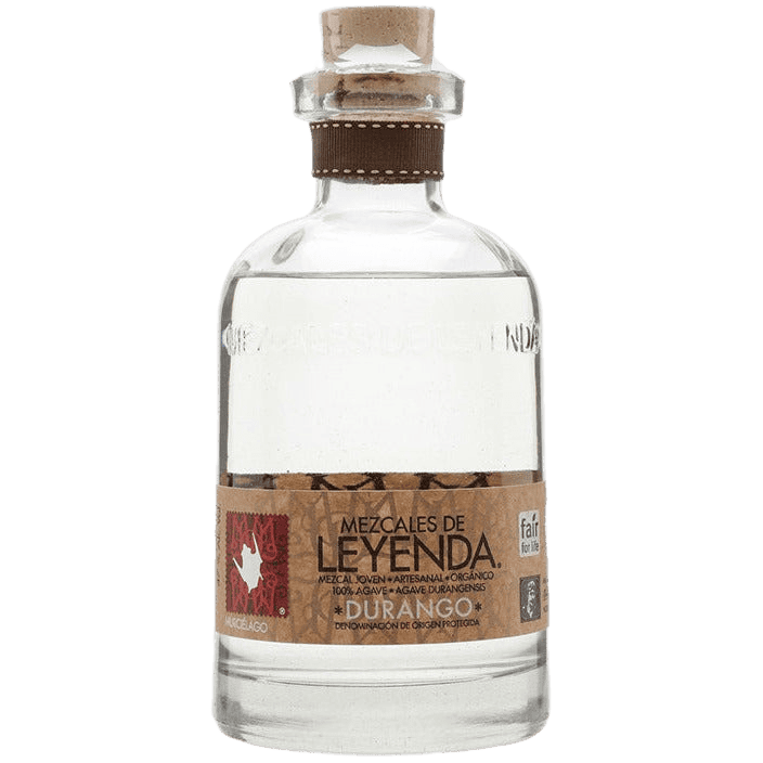 Mezcales De Leyendas Durango Maguey Cenizo Blanco Mezcal Artesanal 100% Agave - 750ML