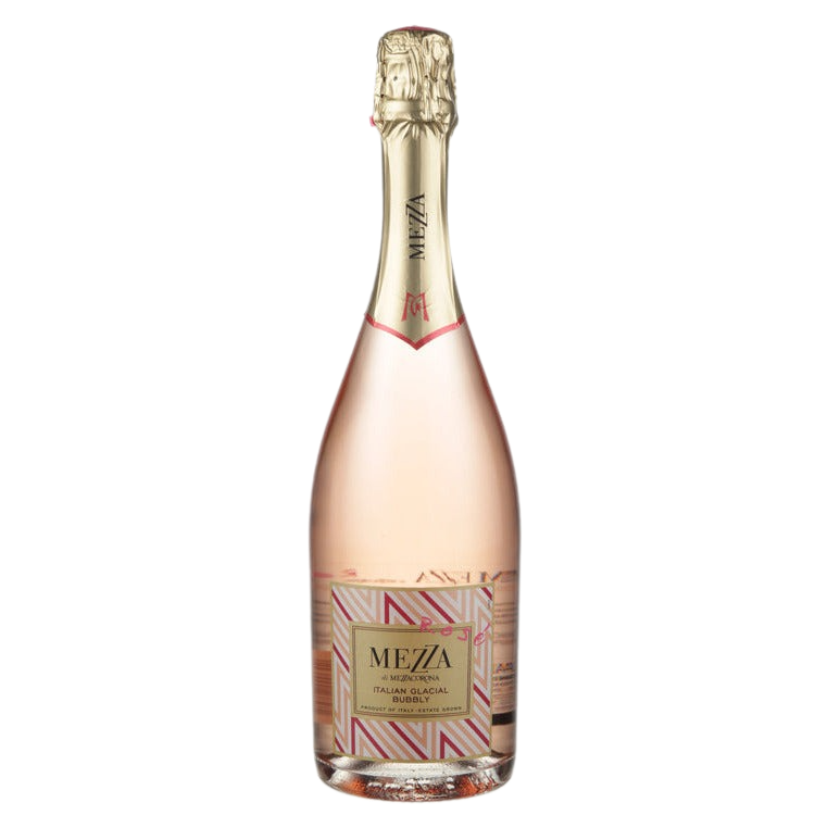 Mezza Di Mezzacorona Extra Dry Rose Italian Glacial Bubbly Vigneti Delle Dolomiti - 750ML
