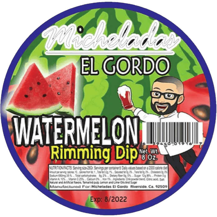 Micheladas El Gordo Watermelon Rimming Dip Chamoy - 750ML