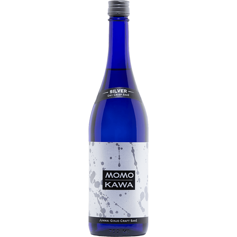 Momokawa Silver Junmai Ginjo Sake - 750ML