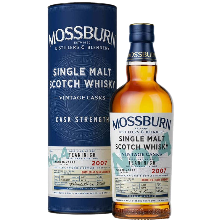 Mossburn Single Malt Scotch Teaninich Distillery Vintage Casks No. 4 10 Yr - 750ML