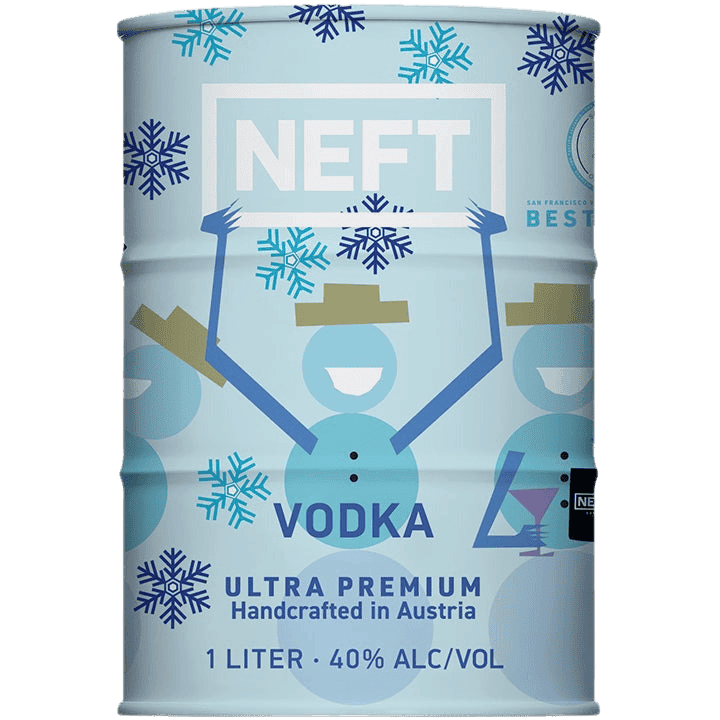 NEFT Vodka Holiday Barrel - 1L