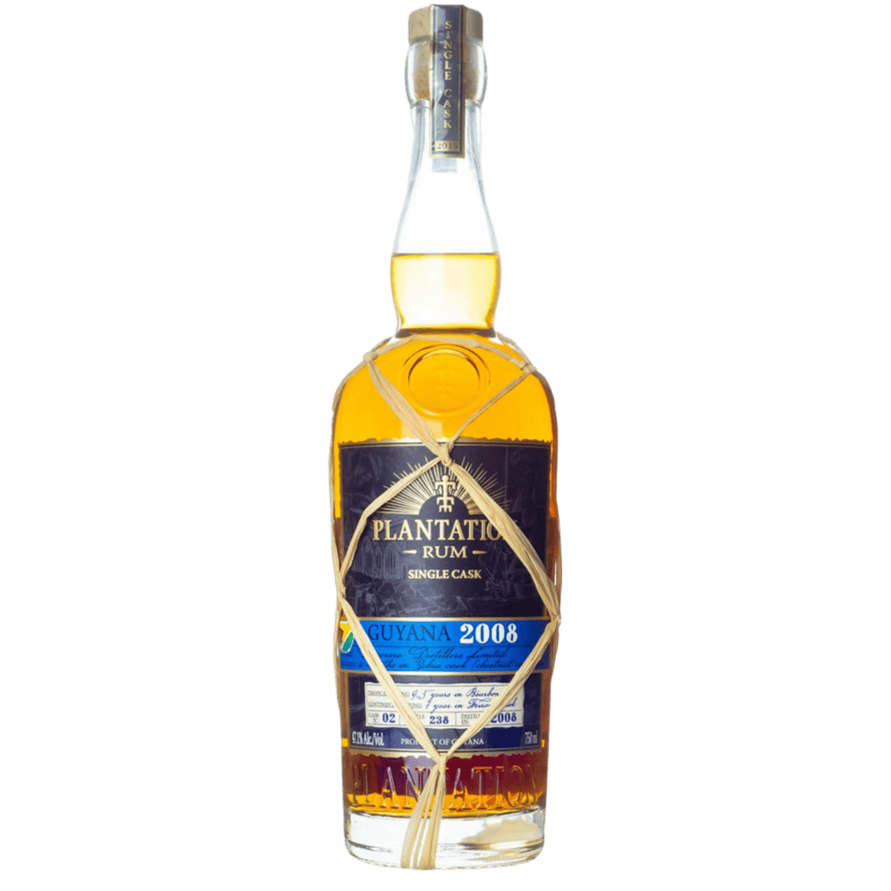 Plantation Aged Rum Single Cask Zebra Cask 2008 Guyana - 750ML