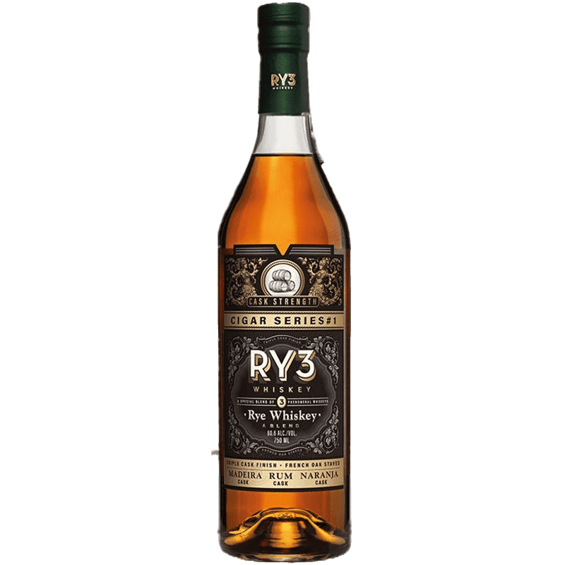 RY3 Cigar Series #1 Cask Strength Rye Whiskey - 750ML