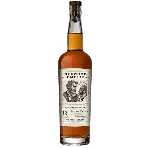 Redwood Empire 12 Year Bourbon Whiskey Cabernet Sauvignon Cask Barrel Pick - 750ML