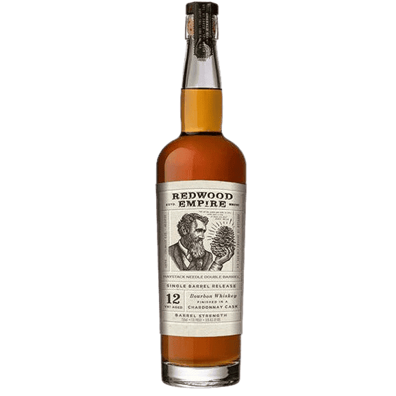 Redwood Empire 12 Year Bourbon Whiskey Finished In A Chardonnay Cask Barrel Pick - 750ML