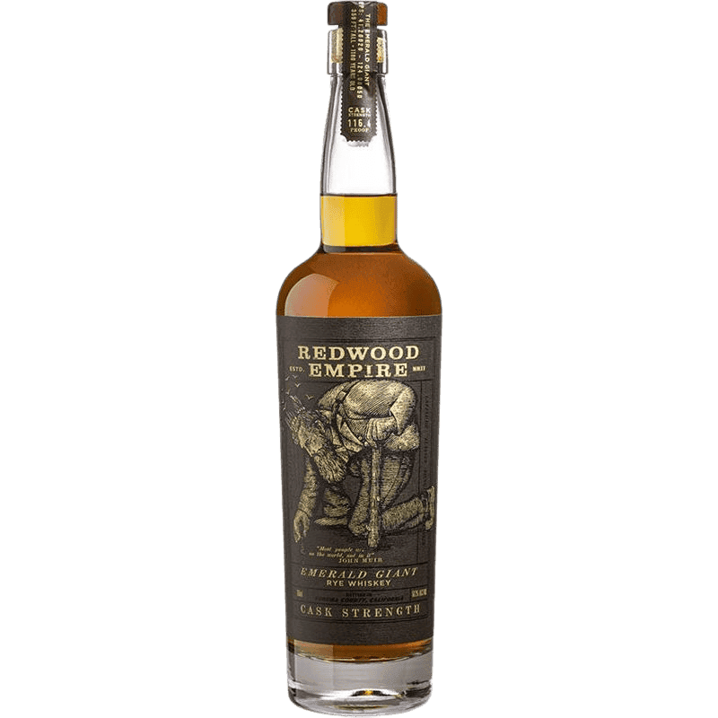Redwood Empire Cask Strength Emerald Giant Rye Whiskey - 750ML
