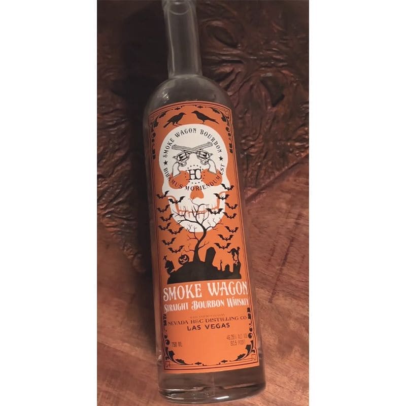 Smoke Wagon Straight Bourbon Whiskey Halloween Glow in the Dark Edition 2023 - 750ML