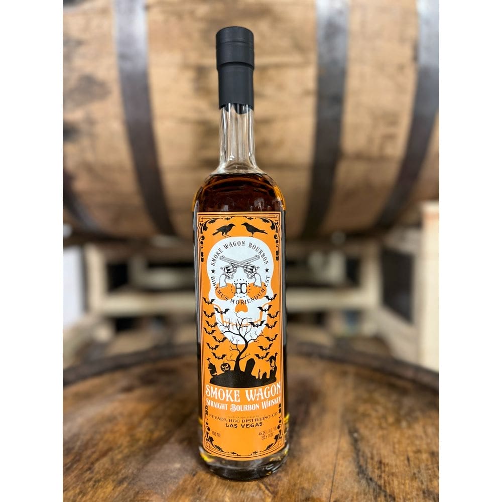 Smoke Wagon Straight Bourbon Whiskey Halloween Glow in the Dark Edition 2023 - 750ML
