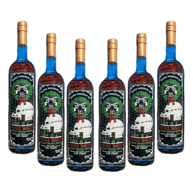 Smoke Wagon Straight Bourbon Christmas 2023 Limited Edition 6 Pack - 750ML