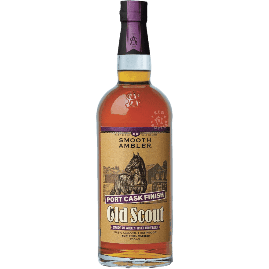 Smooth Ambler Old Scout Port Cask Finished Straight Rye - 750ML