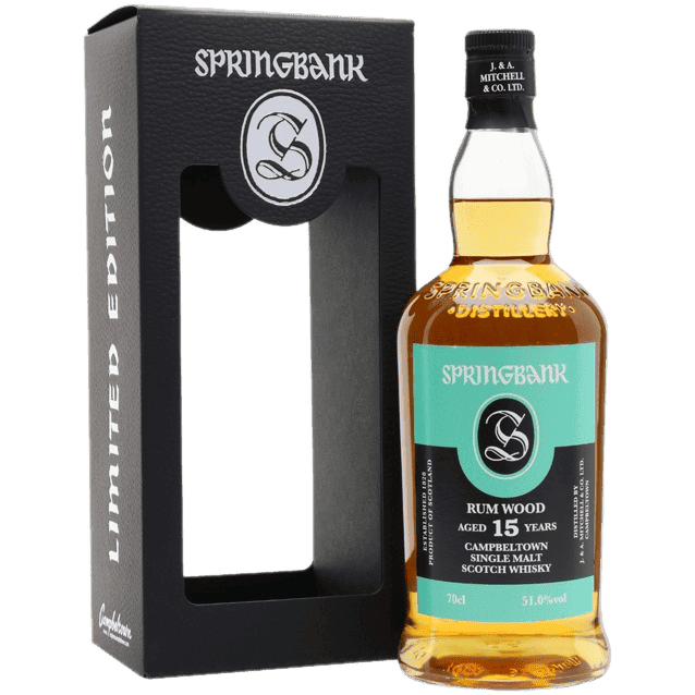 Springbank 15 Year Rum Cask Single Malt Scotch Whisky - 750ML