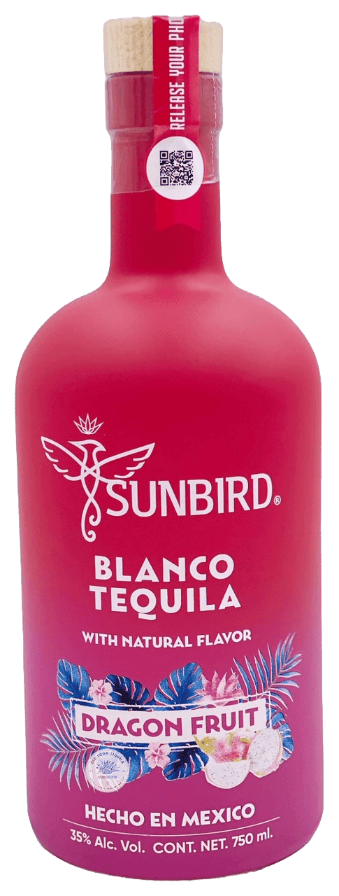 Sunbird Blanco Tequila Dragonfruit - 750ML
