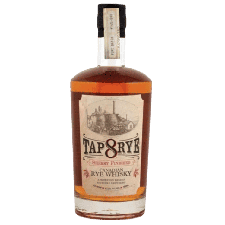 Tap 8 Canadian Rye Whisky Sherry Finished 8 Yr - 750ML