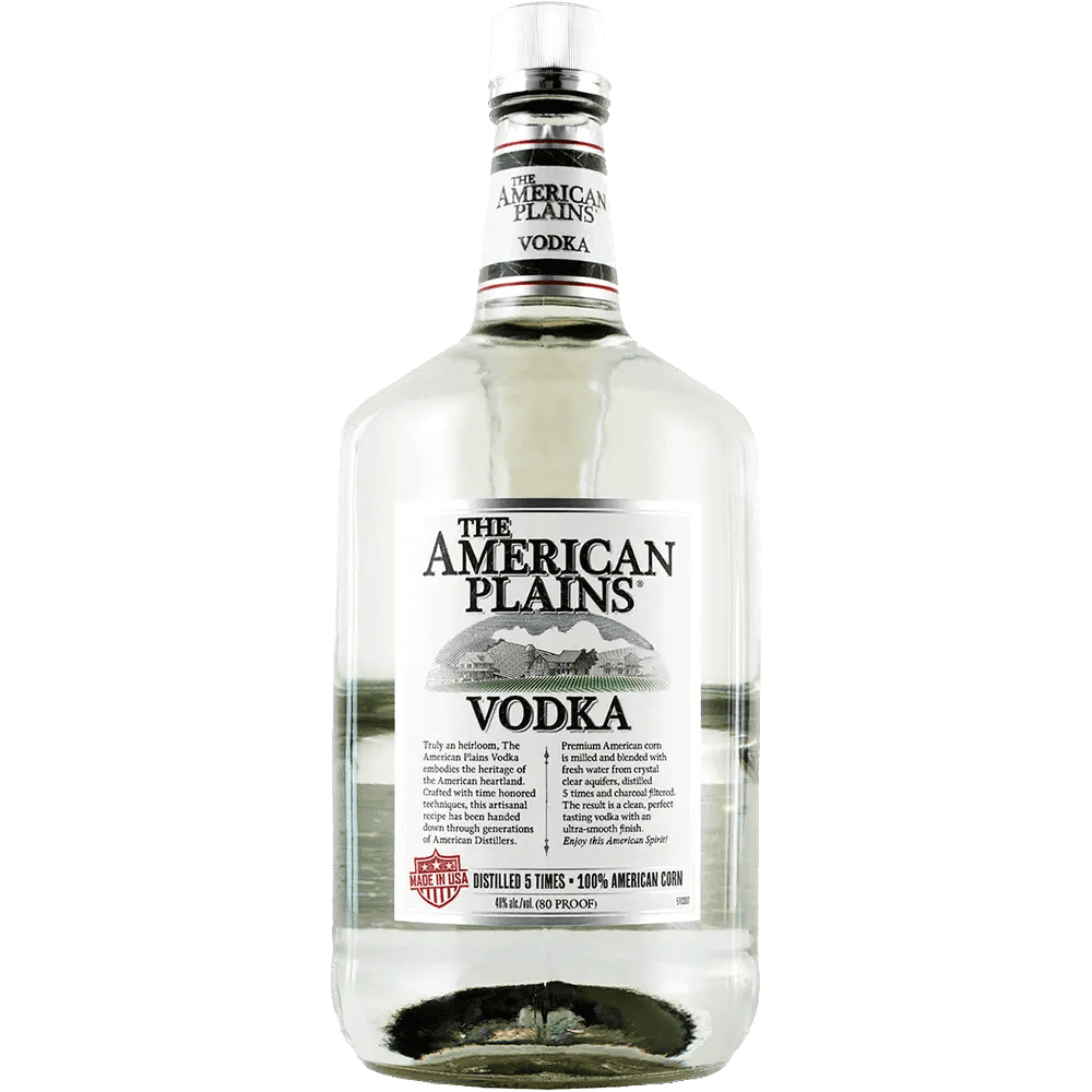 The American Plains Vodka Real Liquor
