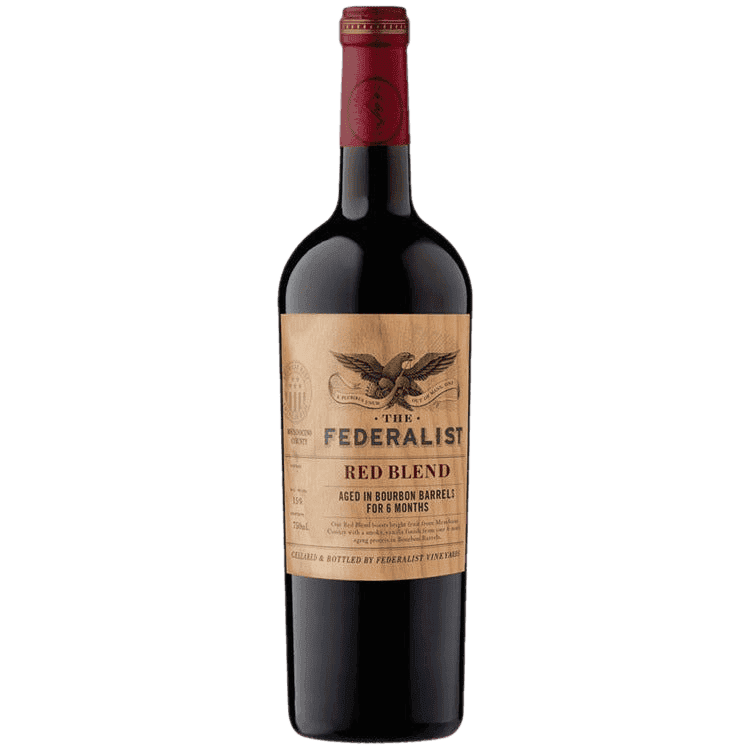 The Federalist Red Blend Aged In Bourbon Barrels Mendocino County - 750ML