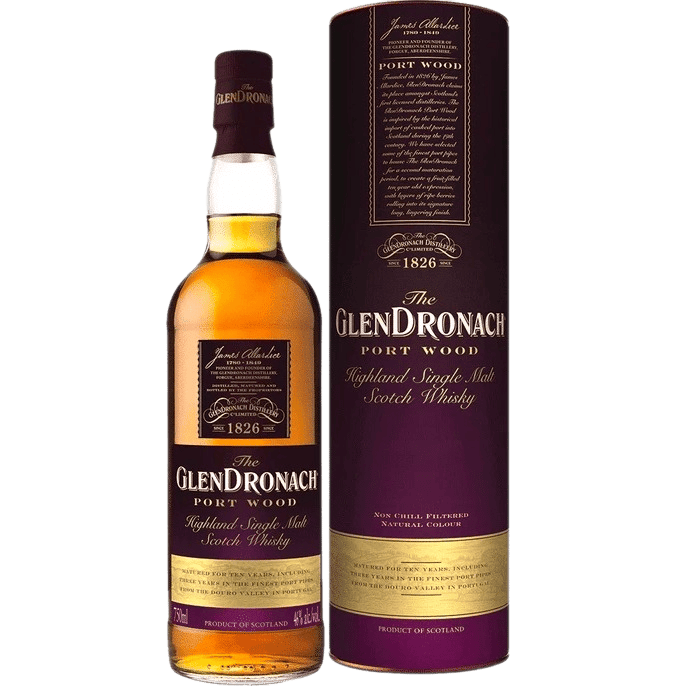 The GlenDronach Port Wood Highland Single Malt Scotch Whisky - 750ML