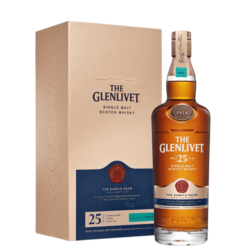 The Glenlivet 25 Year Old Single Malt Scotch Whisky - 750ML