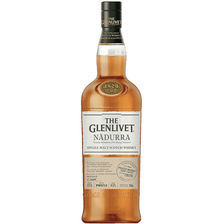 The Glenlivet Single Malt Scotch Nadurra Peated Whisky Cask Finish - 750ML