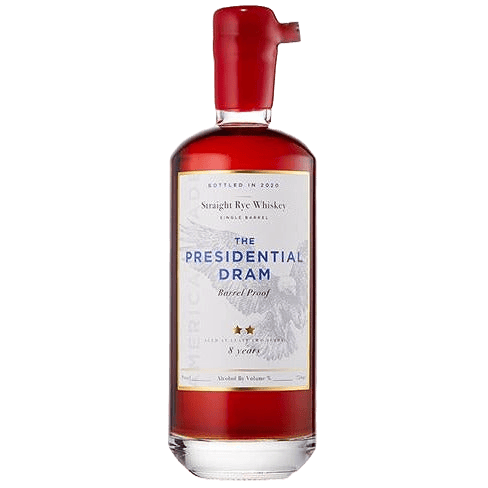 The Presidential Dram 8 Year Rye Whiskey - 750ML
