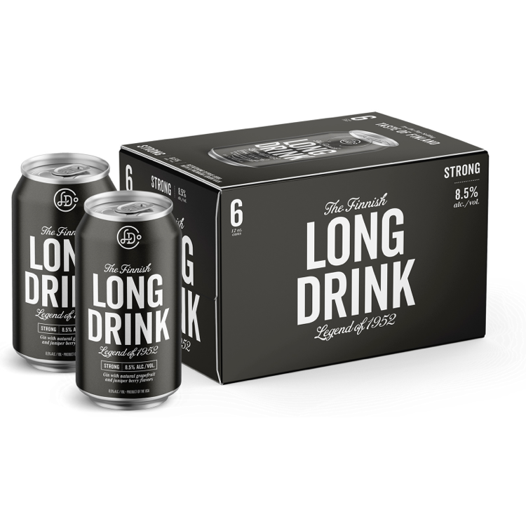 The Finnish Long Drink Company Strong Cocktail 6-Pack