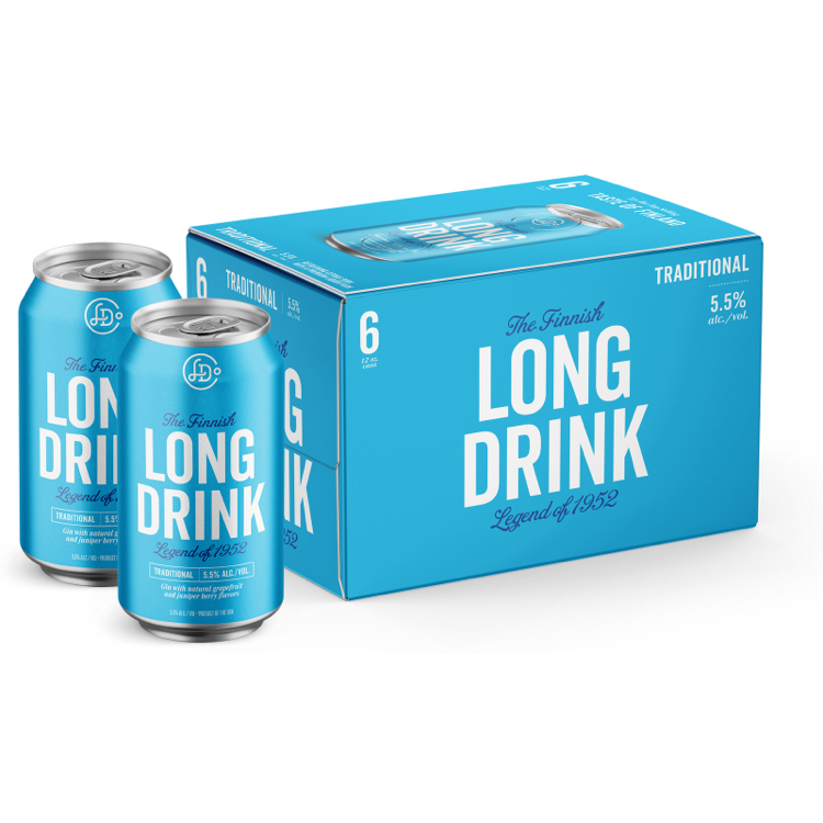 The Finnish Long Drink Company Traditional Cocktail 6-Pack