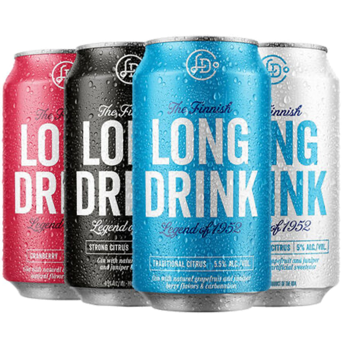 The Finnish Long Drink Variety 4 Pack's - 6 Cans Each
