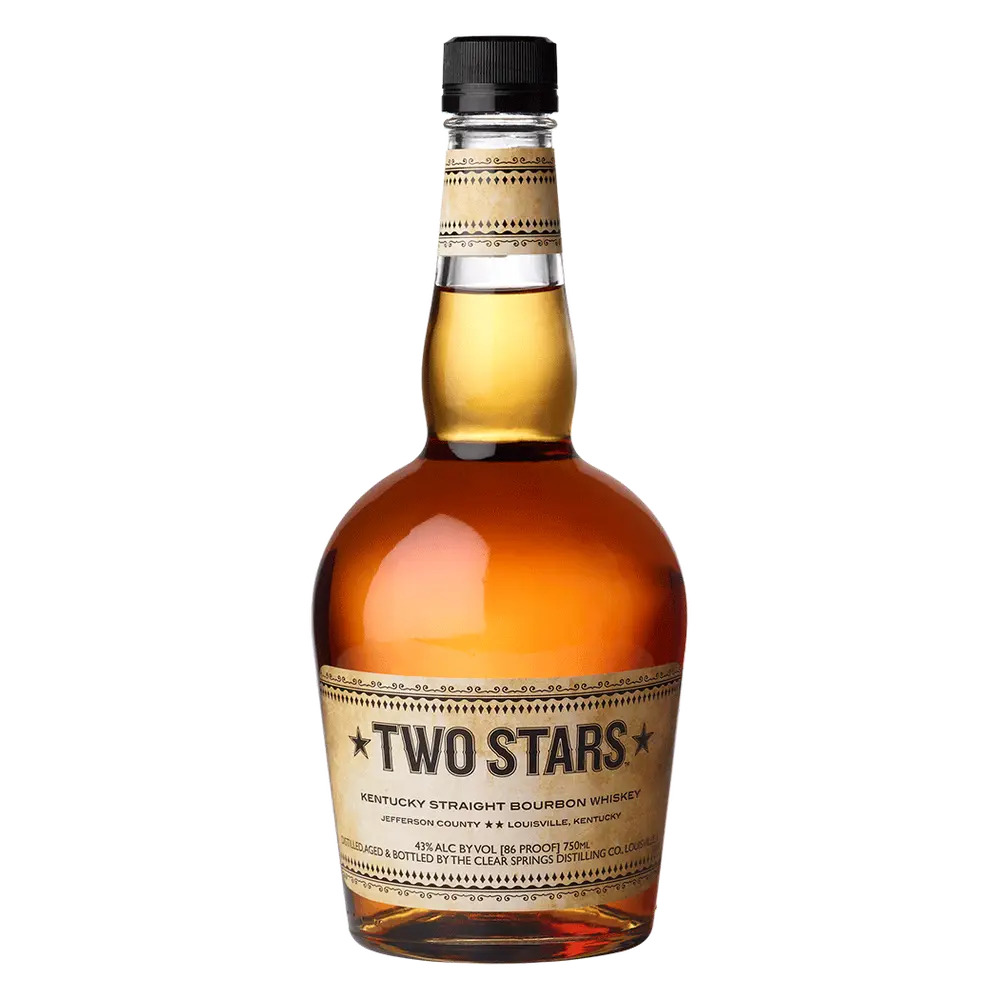 Two Stars Bourbon Real Liquor
