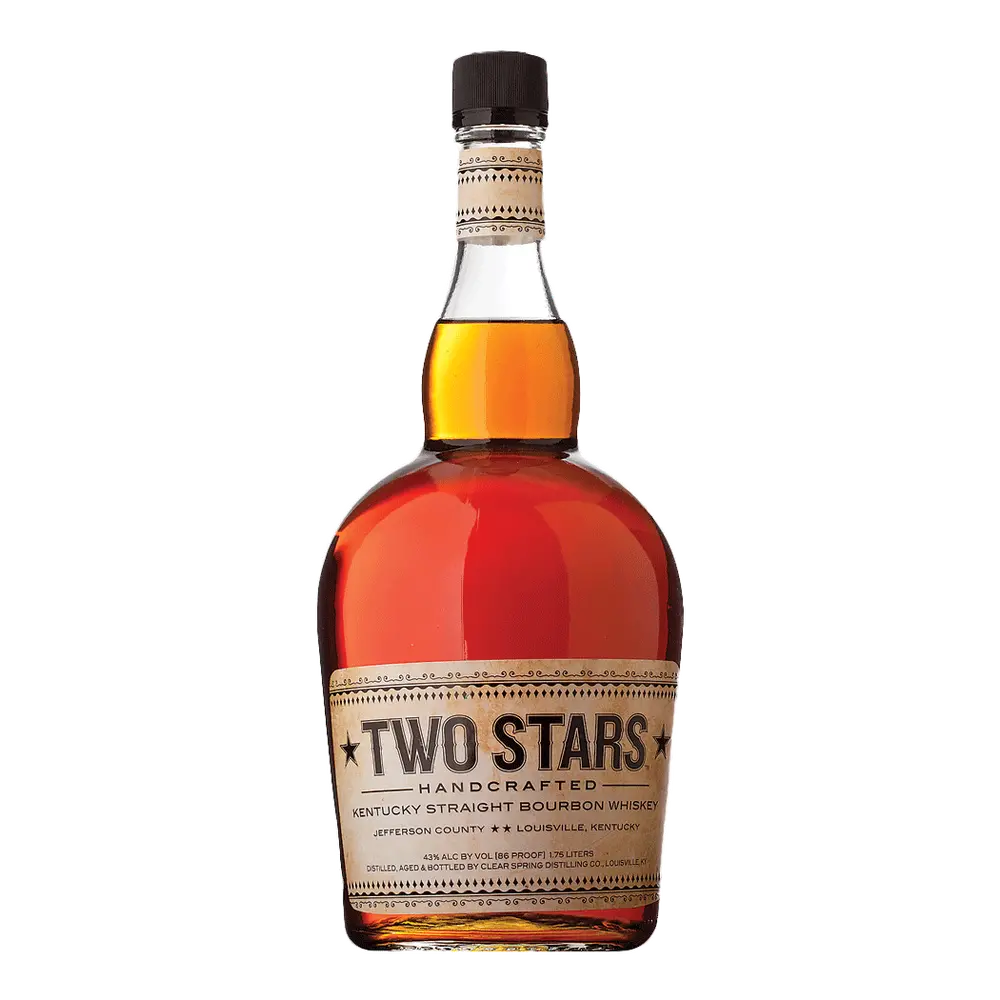 Two Stars Bourbon Real Liquor