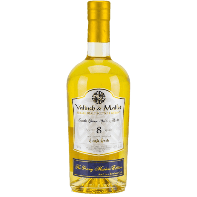 Valinch & Mallet 8 Yrs Old Lagavulin Single Cask South Shore Islay Single Malt Scotch Whsky The Young Masters Edition - 750ML