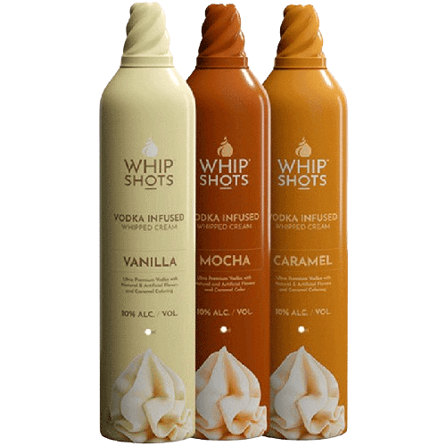 Whipshots Vodka Infused Whipped Cream by Cardi B Bundle - 200ML