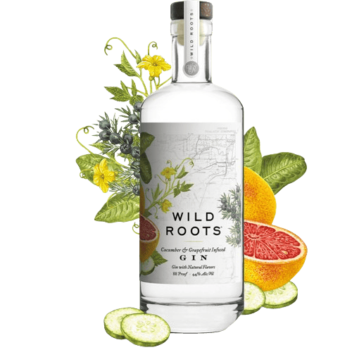 Wild Roots Cucumber & Grapefruit Infused Gin - 750ML flavored Gin