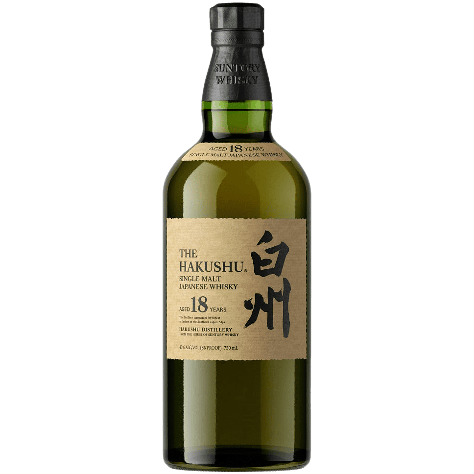 Hakushu 18 Year Old Single Malt Japanese Whisky - 750ML