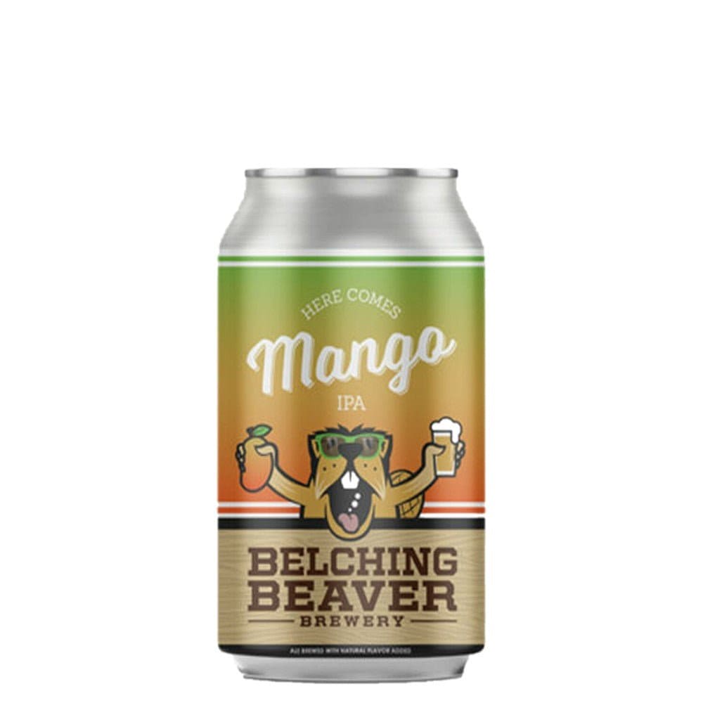 Belching Beaver Here Comes Mango IPA Beer 6pk